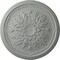 Ekena Millwork Luton Ceiling Medallion (Fits Canopies up to 1 1/8"), 15 3/4"OD x 5/8"P, Primed White CM16LU - alternate 1
